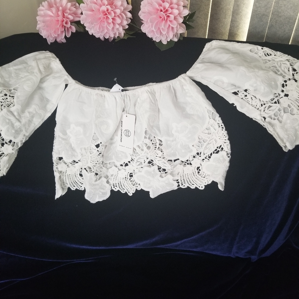 Crop top white